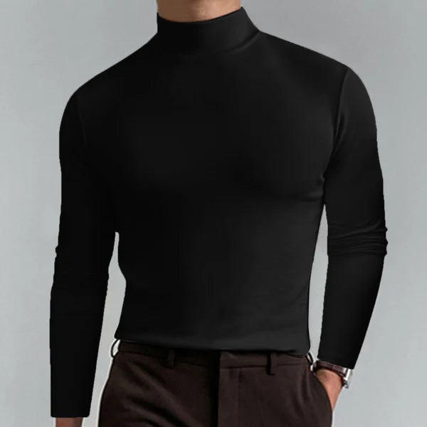 Pull col roulé homme – Pull en laine doux et chaud pour hiver élégant