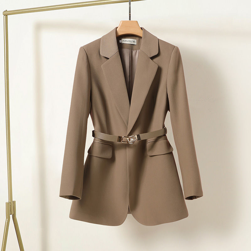 Blazer élégant femme – Veste chic ajustée en tissu léger pour soirée et bureau