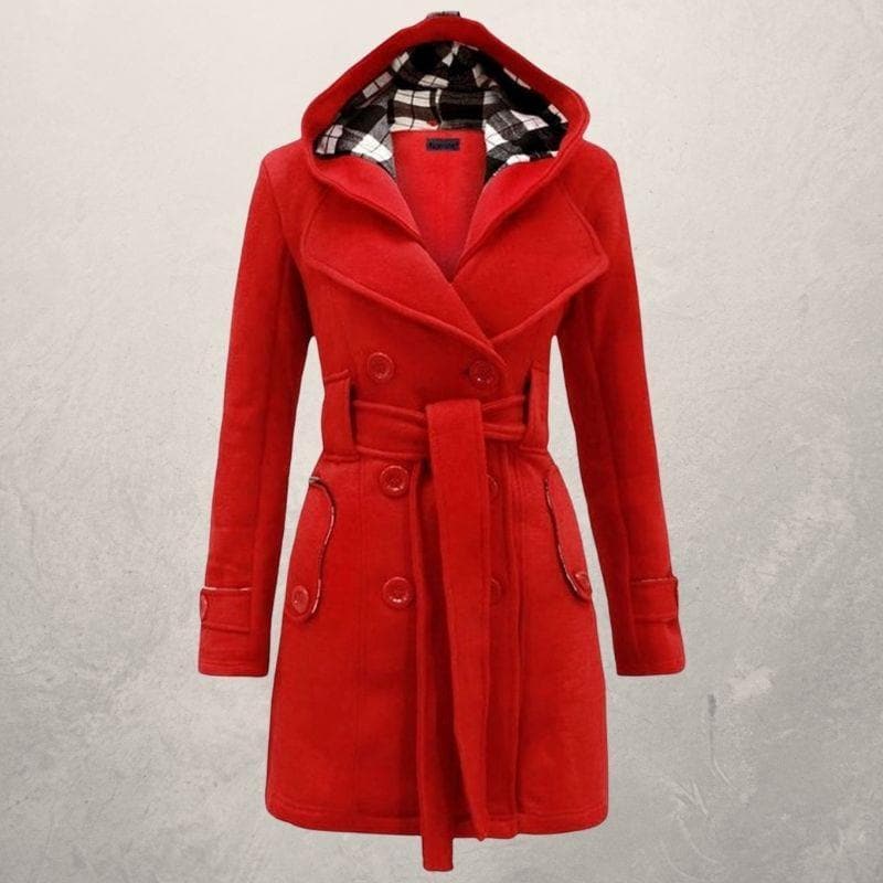 Manteau femme chic – Manteau élégant en laine pour automne hiver