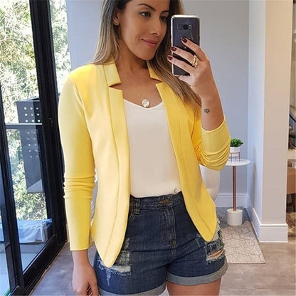 Blazer confortable femme – Veste élégante en tissu doux pour toutes occasions