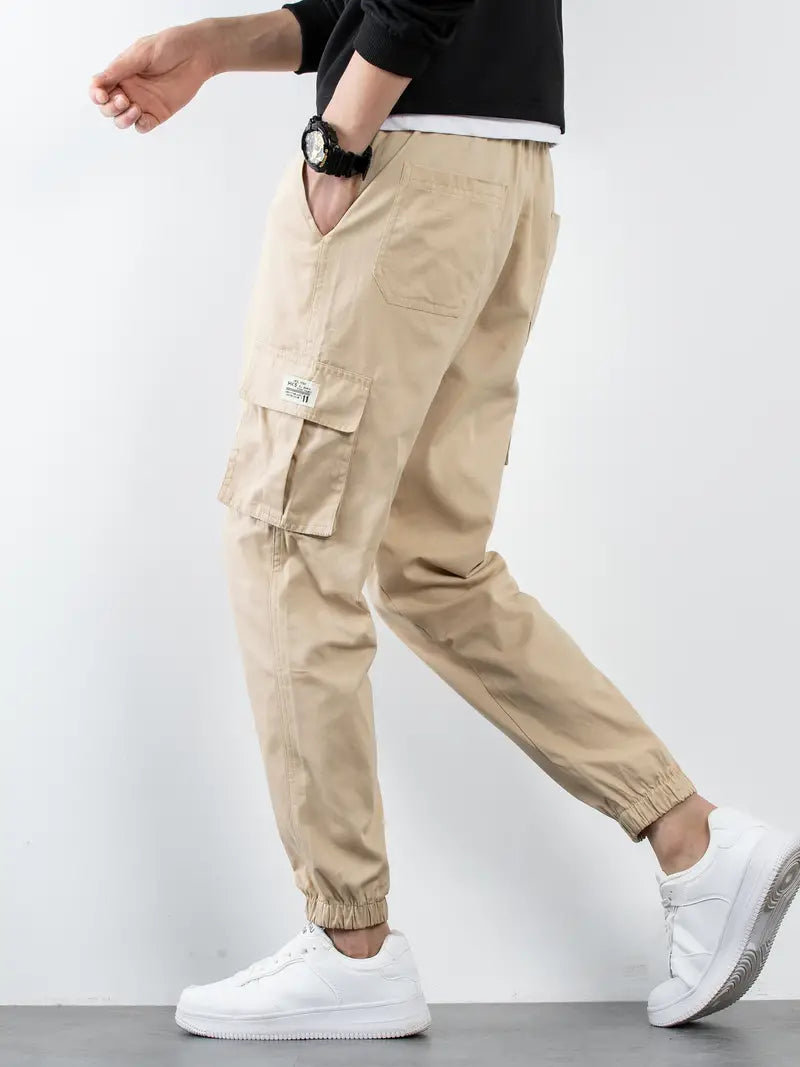 Pantalon cargo homme – Jogger confortable en coton pour style décontracté