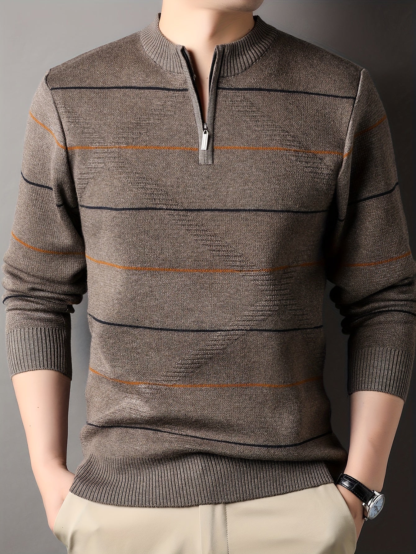 Pull classique homme – Pull en laine doux et confortable pour toutes occasions