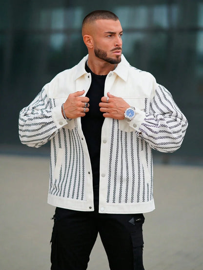 Veste loose homme – Veste décontractée en coton pour style urbain et quotidien