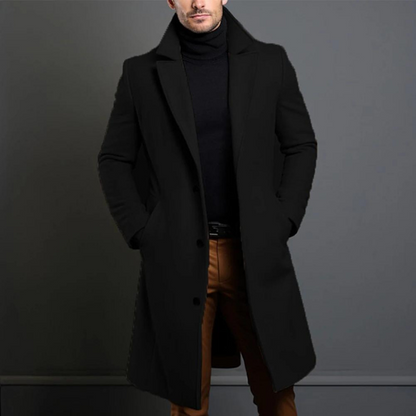 Manteau classique homme – Veste élégante en laine pour hiver et soirée