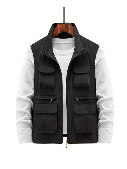 Gilet homme avec fermetures éclair – Gilet léger et pratique pour toutes occasions