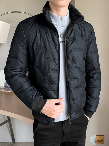 Veste d'hiver homme – Manteau chaud et stylé en laine pour saison froide