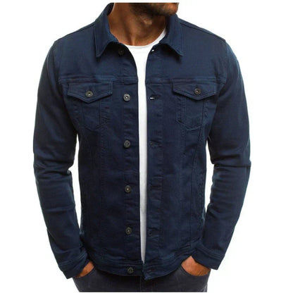 Veste en jean homme – Veste décontractée en denim avec coupe moderne et style casual