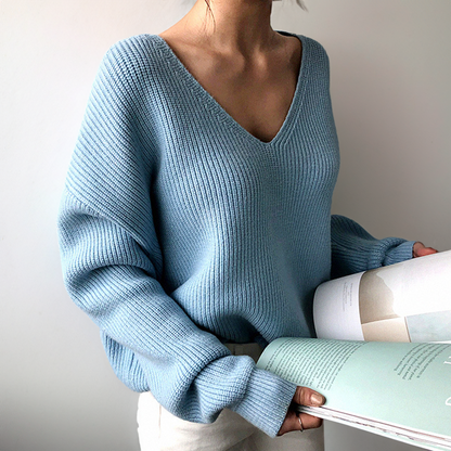 Pull ample femme – Pull en maille doux et confortable pour l'hiver chic