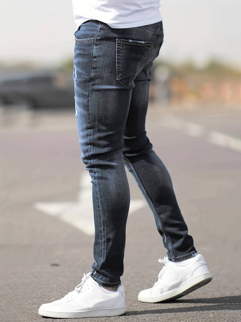 Jeans ajustés homme – Denim stretch confortable et élégant pour toutes occasions