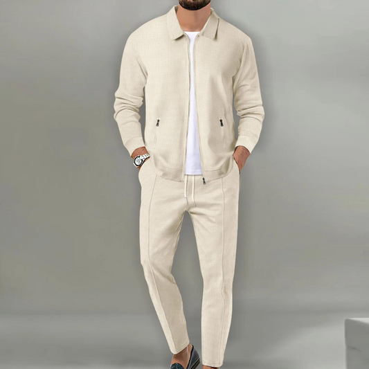 Ensemble élégant homme – Costume chic en tissu respirant pour occasions