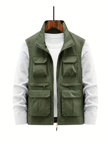 Gilet homme avec fermetures éclair – Gilet léger et pratique pour toutes occasions