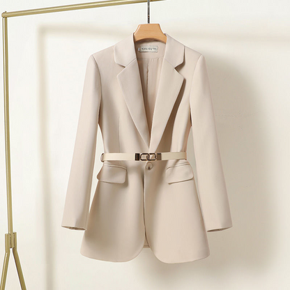 Blazer élégant femme – Veste chic ajustée en tissu léger pour soirée et bureau