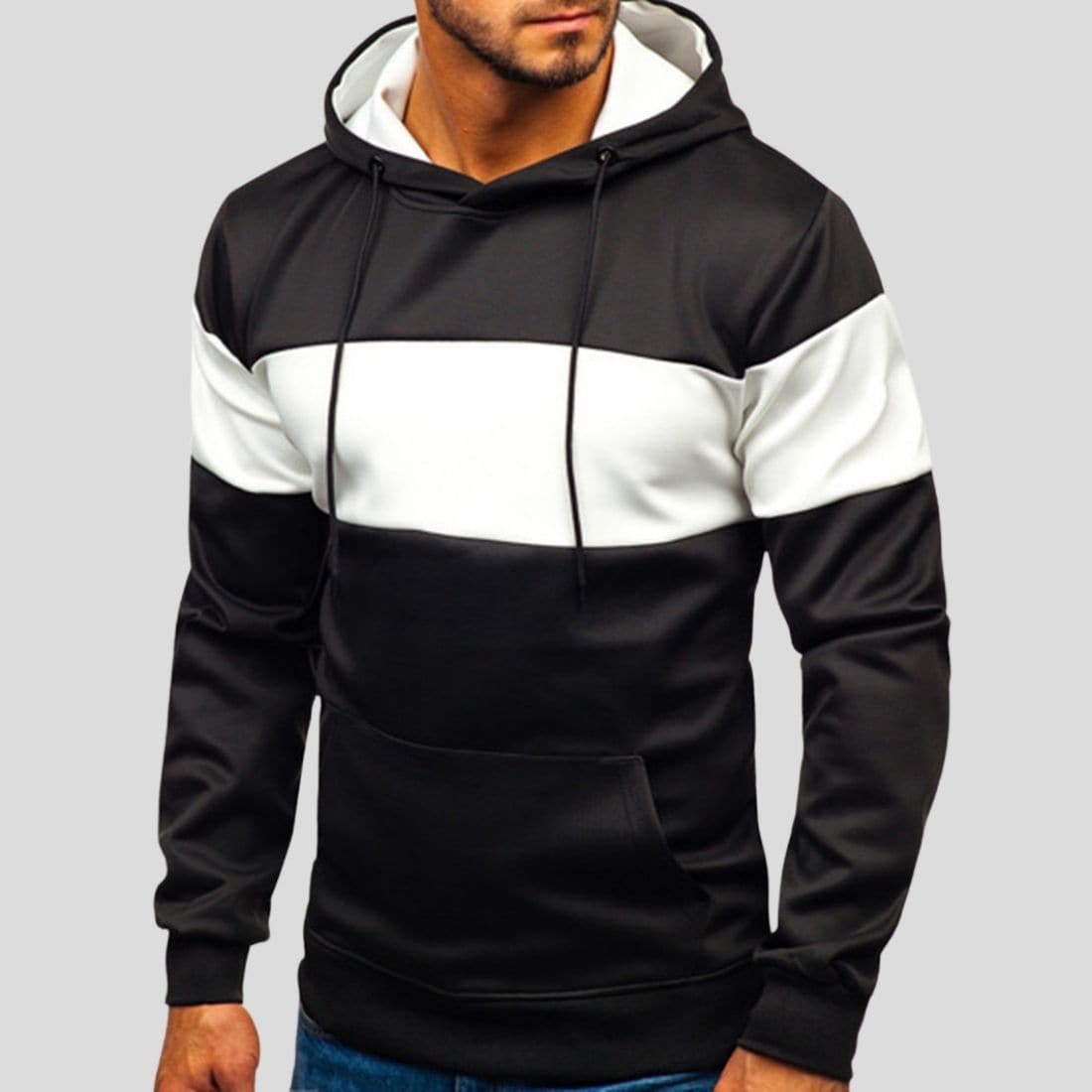 Pull à capuche homme – Sweat confortable en coton doux pour casual et sport