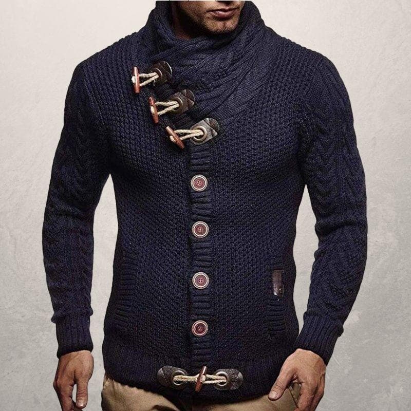 Veste en tricot homme – Veste élégante en laine pour occasions formelles et décontractées