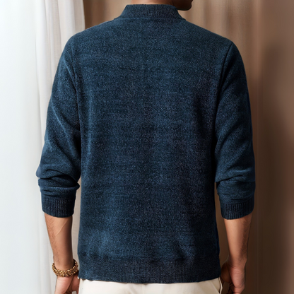 Pull en tricot décontracté homme – Pull léger et confortable en maille douce