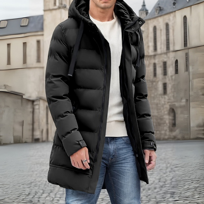 Manteau décontracté homme – Veste avec capuche en tissu doux et léger