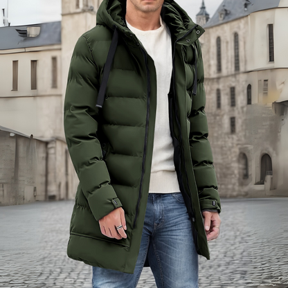 Manteau décontracté homme – Veste avec capuche en tissu doux et léger