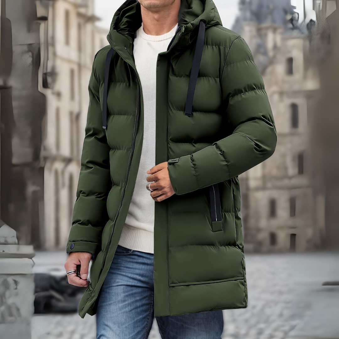 Manteau décontracté homme – Veste avec capuche en tissu doux et léger