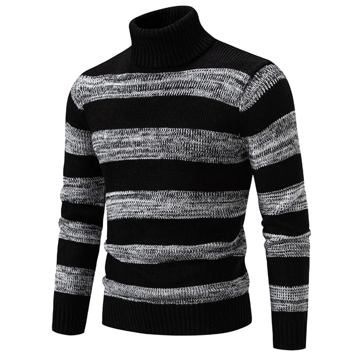 Pull en tricot homme – Pull chaud en laine doux et confortable pour hiver