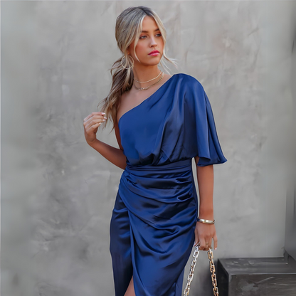 Robe de soirée élégante femme – Robe longue fluide chic pour cérémonie