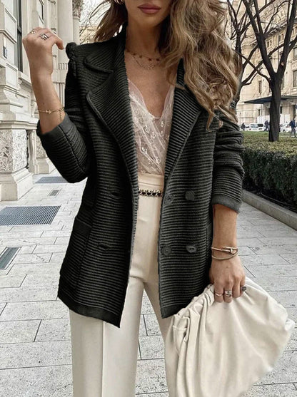 Blazer Élégant Femme – Veste chic en tissu léger pour soirée et bureau