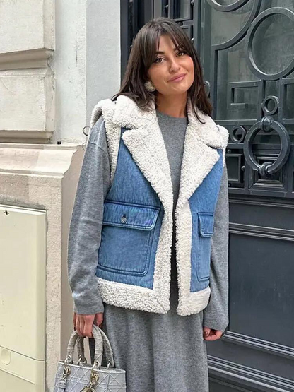 Gilet d'hiver femme – Gilet chaud à la mode, coupe élégante et tendance