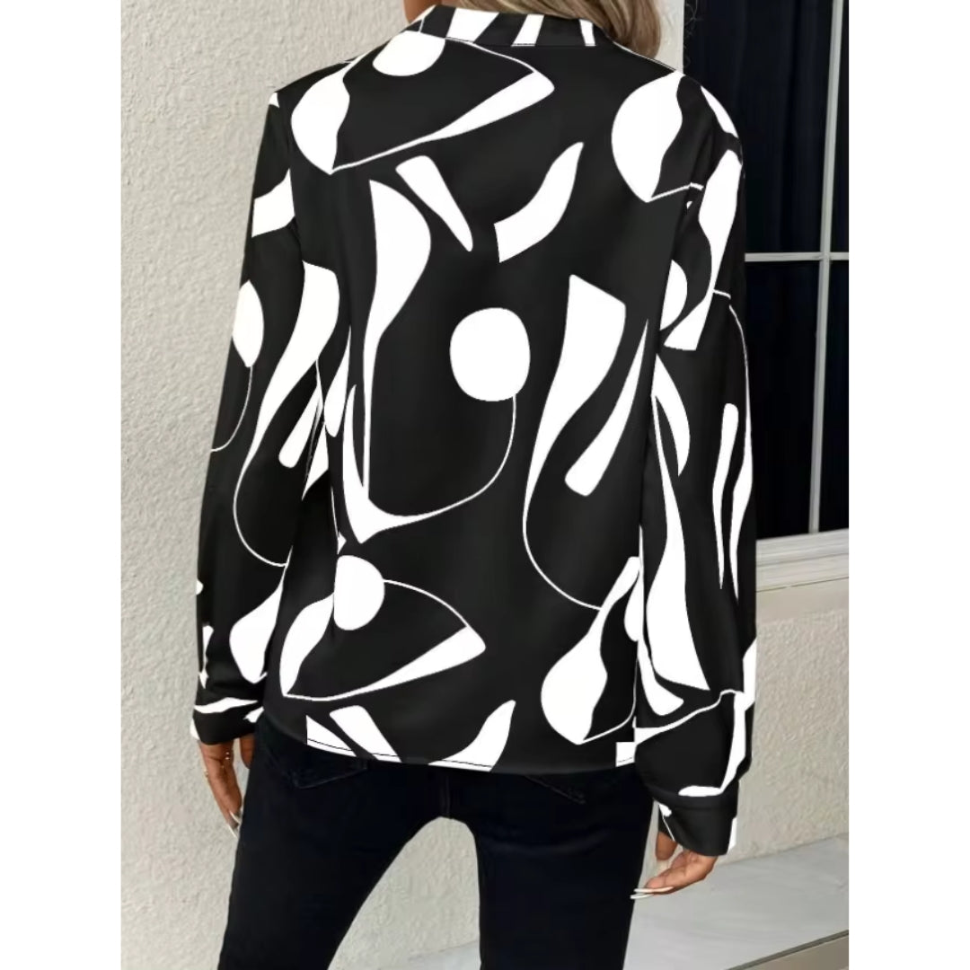 Blouse décontractée femme – Top léger en coton avec manches courtes et style chic