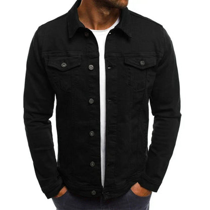 Veste en jean homme – Veste décontractée en denim avec coupe moderne et style casual