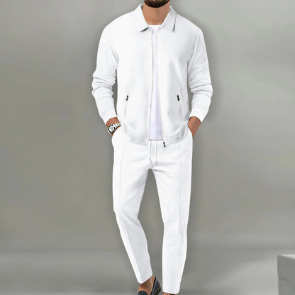 Ensemble élégant homme – Costume chic en tissu respirant pour occasions