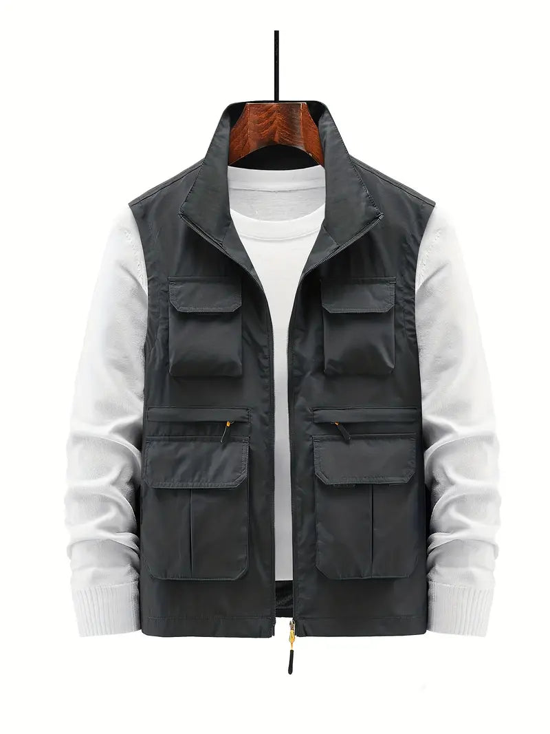 Gilet homme avec fermetures éclair – Gilet léger et pratique pour toutes occasions