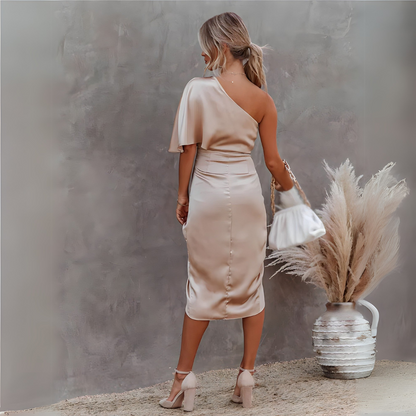 Robe de soirée élégante femme – Robe longue fluide chic pour cérémonie