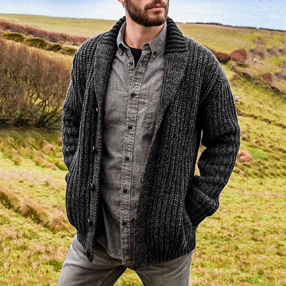 Veste en tricot homme – Pull confortable en laine doux pour hiver élégant