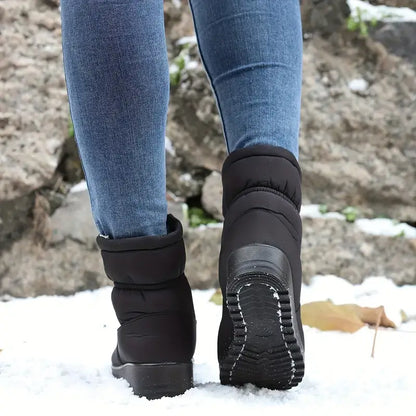 Bottes confortables femme – Bottes en cuir douces et élégantes pour l'hiver