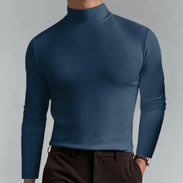 Pull col roulé homme – Pull en laine doux et chaud pour hiver élégant