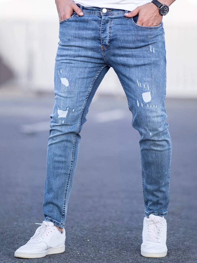 Jeans ajustés homme – Denim stretch confortable et élégant pour toutes occasions