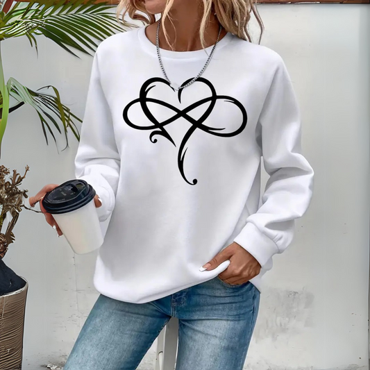 Pull décontracté femme – Sweat-shirt doux en coton, style décontracté et tendance