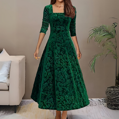 Robe élégante femme – Robe longue fluide chic pour soirée et cérémonie