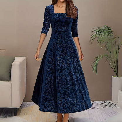 Robe élégante femme – Robe longue fluide chic pour soirée et cérémonie