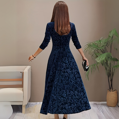 Robe élégante femme – Robe longue fluide chic pour soirée et cérémonie