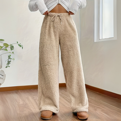 Pantalons confortables femme – Pantalon élégant en coton doux pour tous les jours