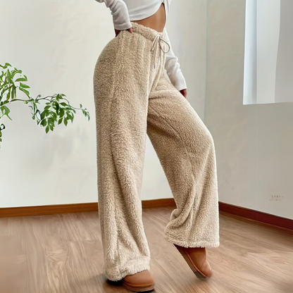 Pantalons confortables femme – Pantalon élégant en coton doux pour tous les jours