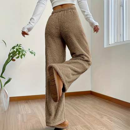 Pantalons confortables femme – Pantalon élégant en coton doux pour tous les jours