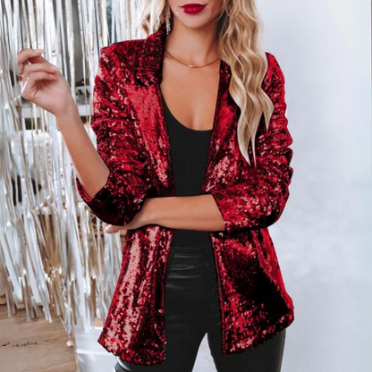 Blazer femme tendance – Veste chic à la mode en tissu léger et élégant