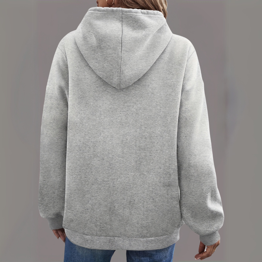 Pull à capuche femme – Sweat décontracté en coton doux et confortable