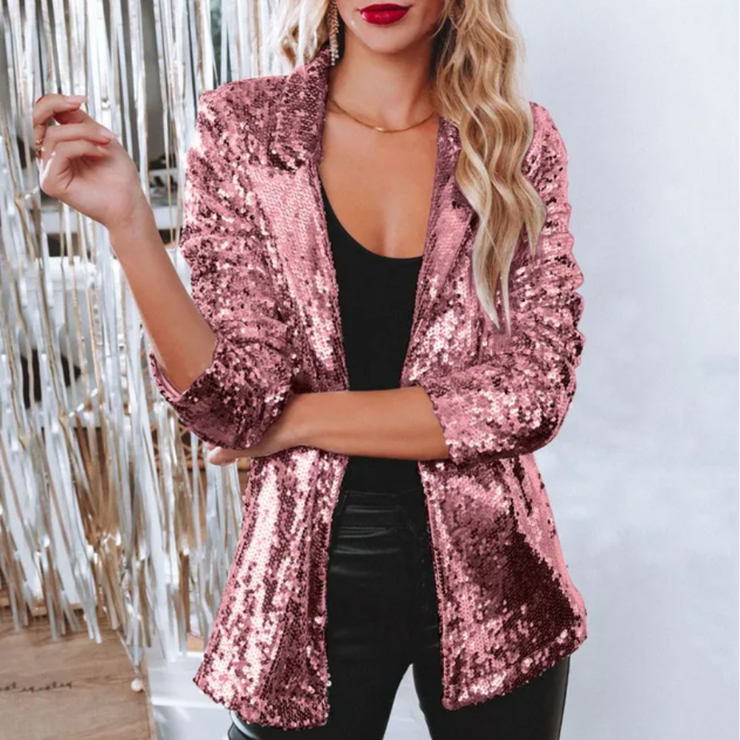 Blazer femme tendance – Veste chic à la mode en tissu léger et élégant