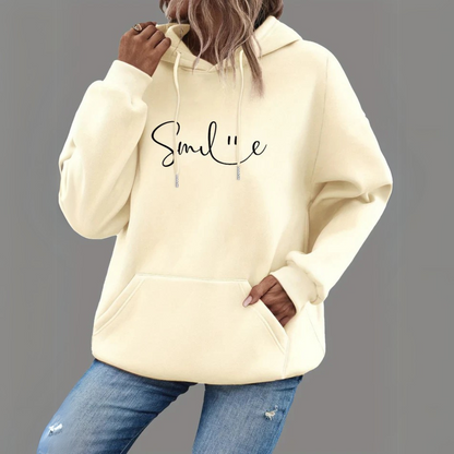 Pull à capuche femme – Sweat décontracté en coton doux et confortable