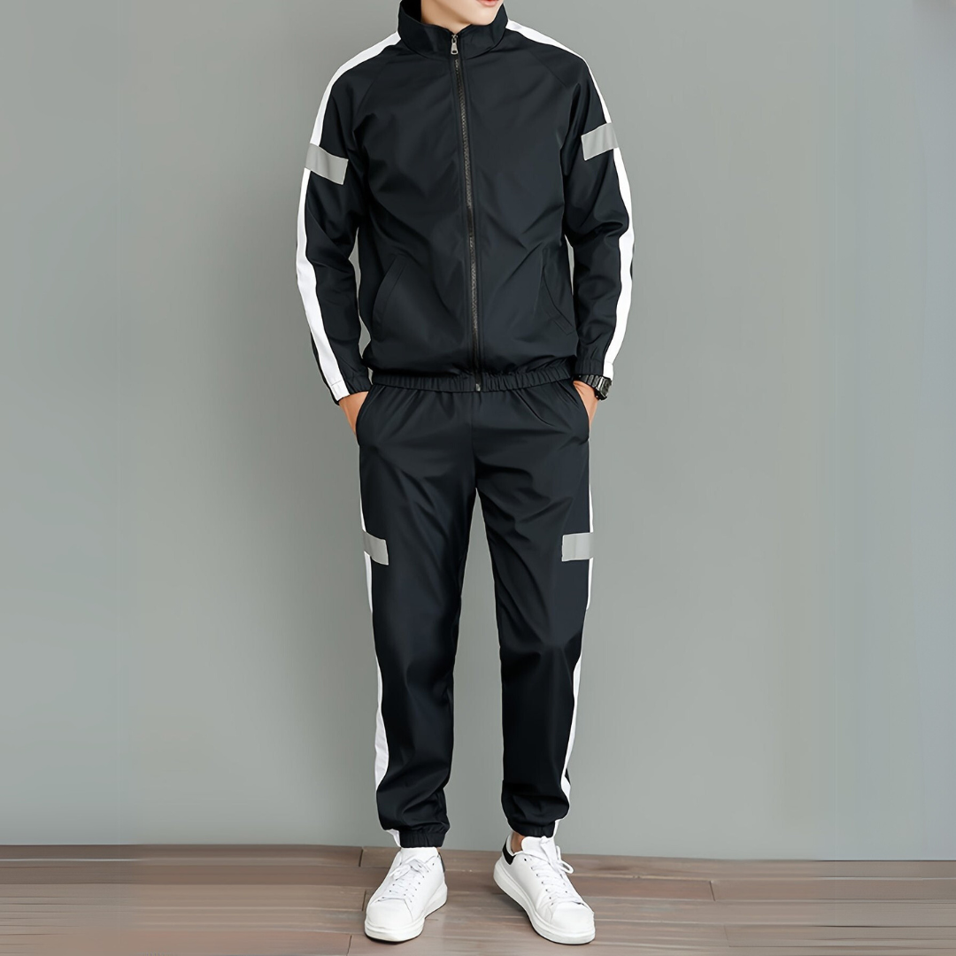 Survêtement homme – Ensemble jogging confortable en coton pour sport et détente