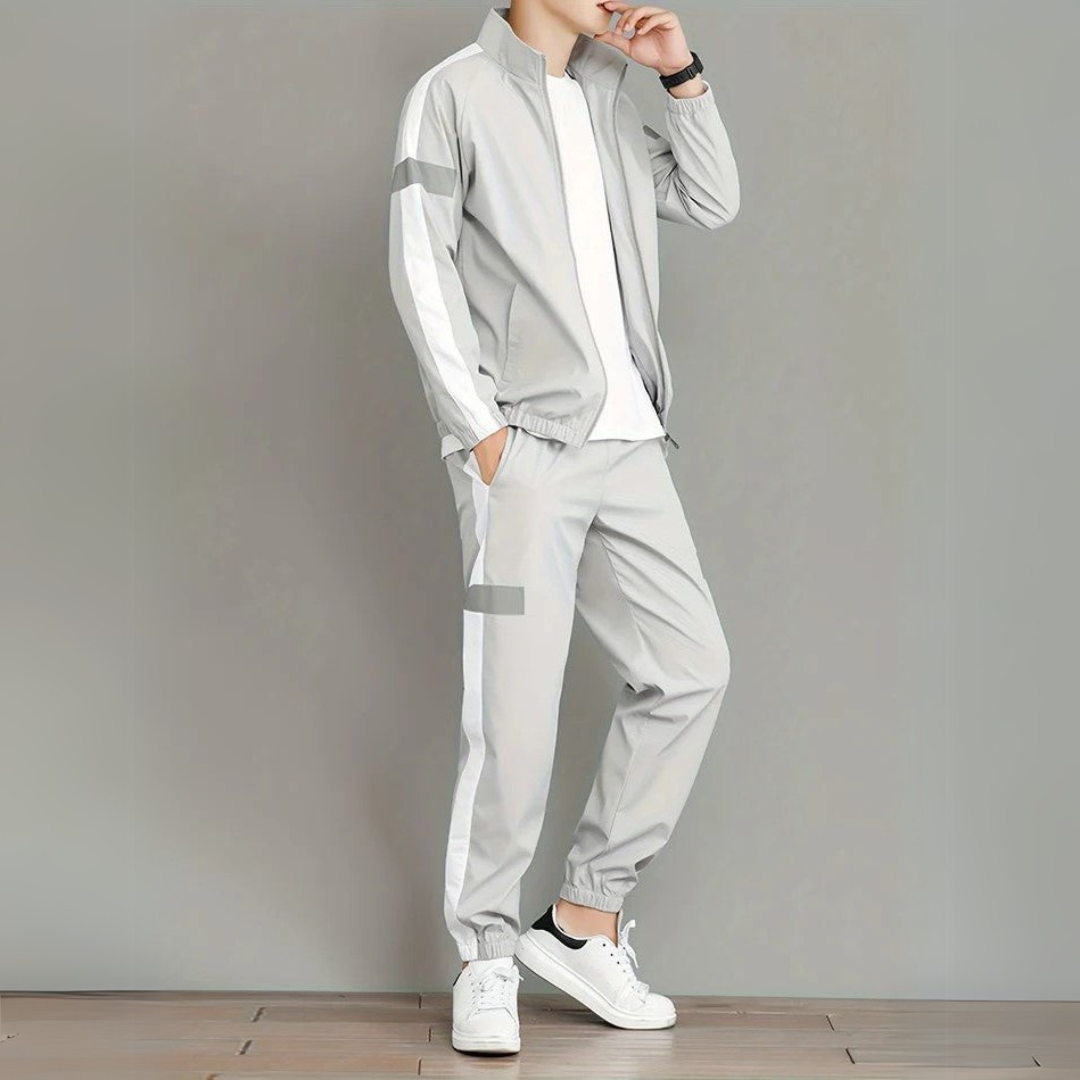 Survêtement homme – Ensemble jogging confortable en coton pour sport et détente