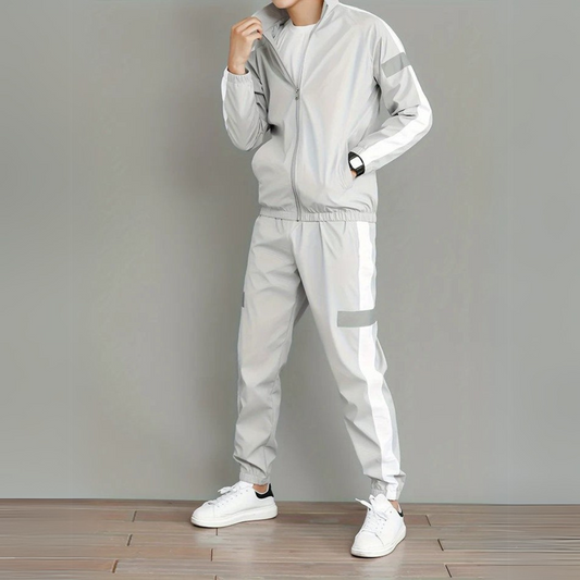 Survêtement homme – Ensemble jogging confortable en coton pour sport et détente