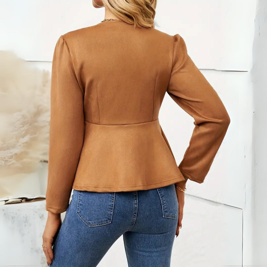 Veste élégante femme – Veste chic en tissu léger pour soirée et quotidien